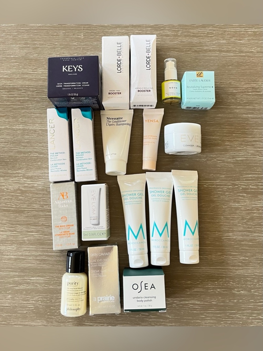 Beauty BUNDLE LOT ASSORTED Skin Care and Hair Products, Travel Size
